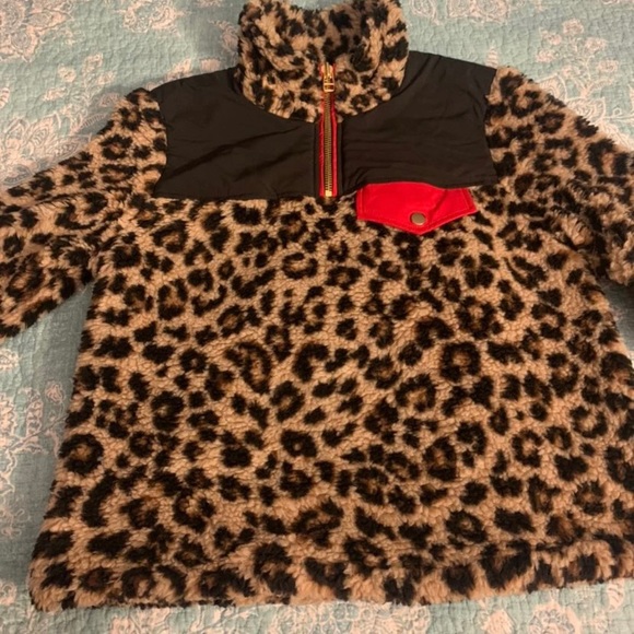 Veronica Beard Kylan Sherpa Pullover 